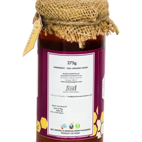 Sanatan Organic Monoflora Jamun Honey- 275 gms