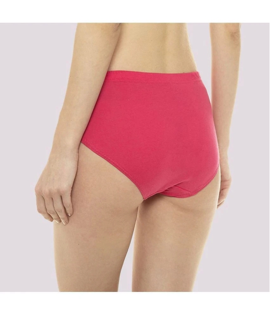 Kiran Enterprises - Multicolor Cotton Solid Womens Briefs ( Pack of 3 ) - None