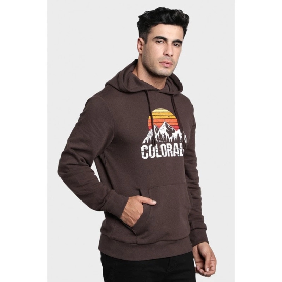 Mens Brown Hoodie