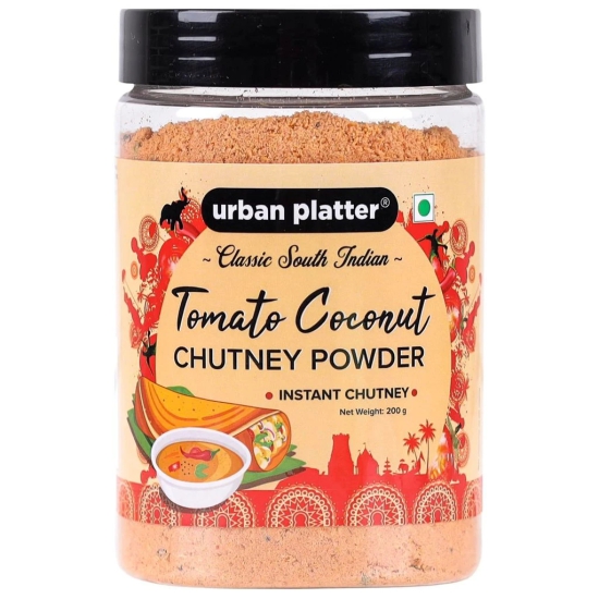 Urban Platter South Indian Style Instant Tomato Coconut Chutney Powder, 200g / 7oz [Nariyal ki Chutney, Just Add Water]