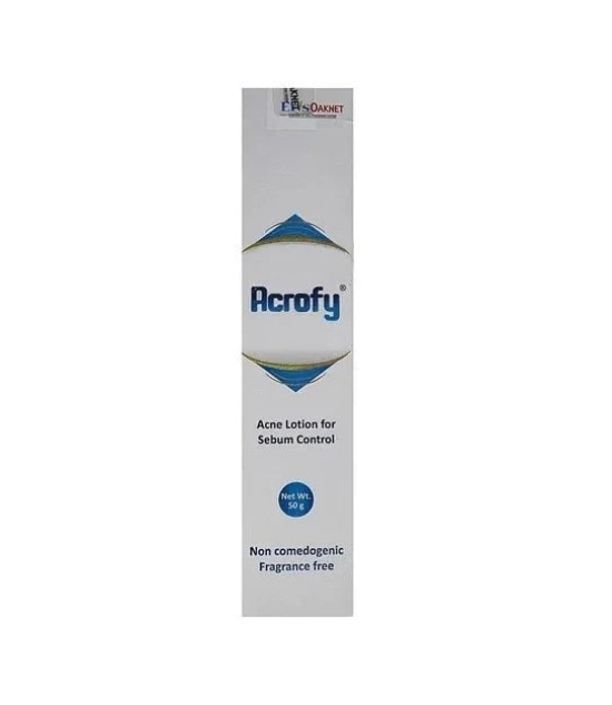 Acrofy Moisturizer for Acne-Prone Skin Sebum Control 50Gm, Pack of 2