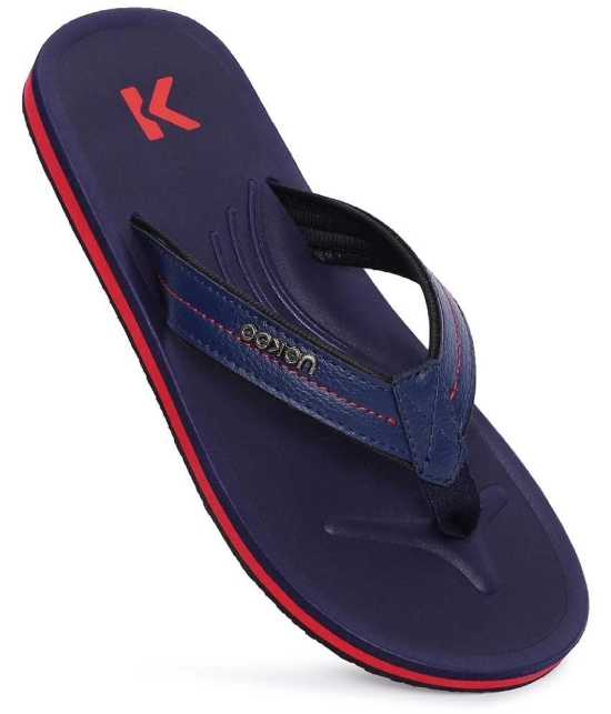 Paragon Navy Mens Thong Flip Flop - None