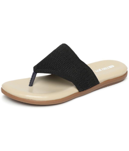 ORTHO JOY - Black Women's Flats - None