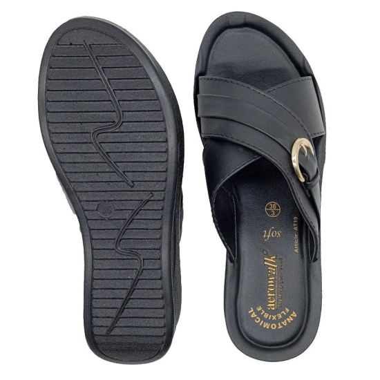 Aerowalk Black Womens Flats - None