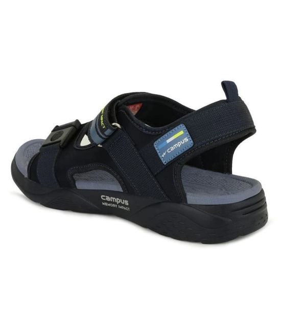 Campus Navy Synthetic Floater Sandals - None