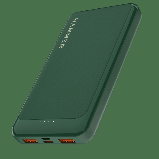 Hammer Ultra Charge 10000mAh 22.5W Power Bank with 3 Output, 2 Input Ports Fast Charging