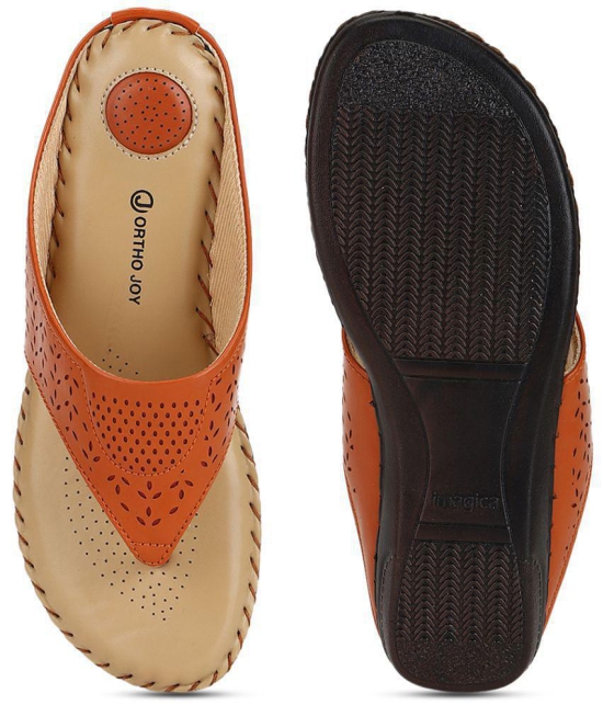 ORTHO JOY - Brown Women's Flats - None