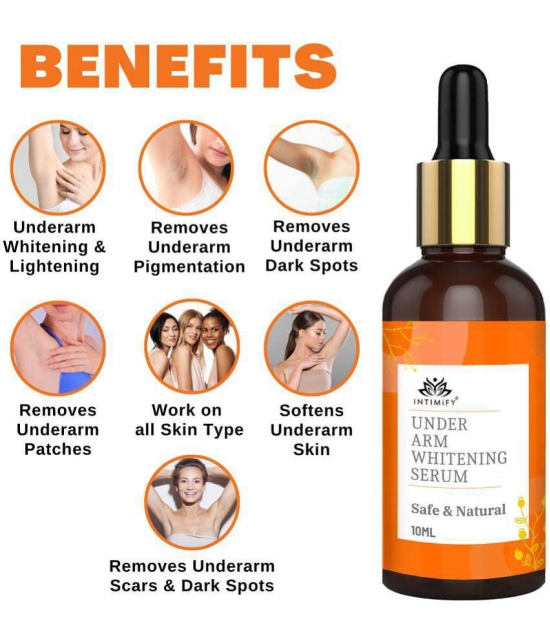 Intimify Underarm Whitening Serum, for Skin whitening, underarm cream, skin brightening, 10 ml