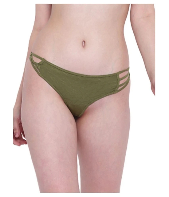 La Intimo Polyester Thongs - S