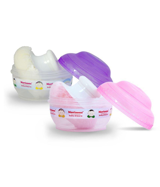 Morisons Baby Dreams Multi-Colour Soft Acrylic Powder Puff ( 2 pcs )