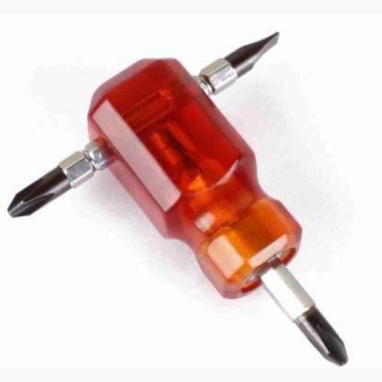 Multitec T Stubby TSTB-220 (80mm) 2 in 1 Reversible Screwdriver  (Pack of 1)