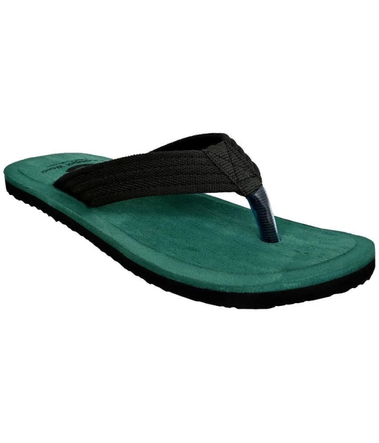 Altek Green Mens Thong Flip Flop - None