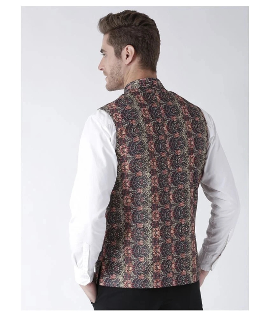 Hangup Multi Cotton Blend Nehru Jacket - None