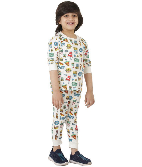 Boy's Printed Nightsuit Set - None