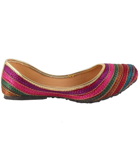 Apratim Multi Color Ethnic Footwear - None