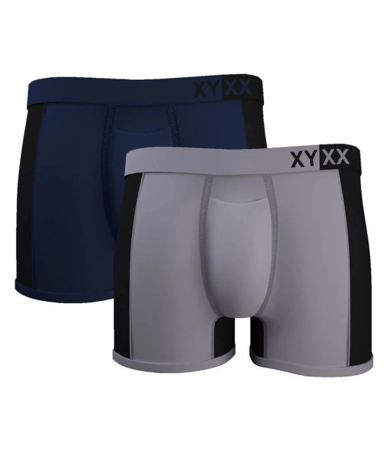 XYXX Pack of 2 Modal Mens Trunk ( Multi ) - L