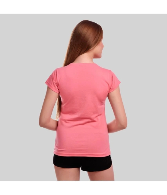 Elina Pink Cotton Tees - Single - None