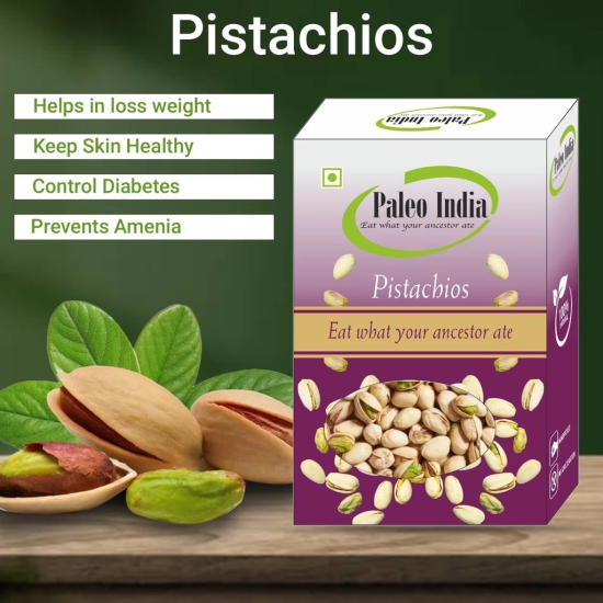 Paleo India 400gm Pistachios Roasted and Salted Pista