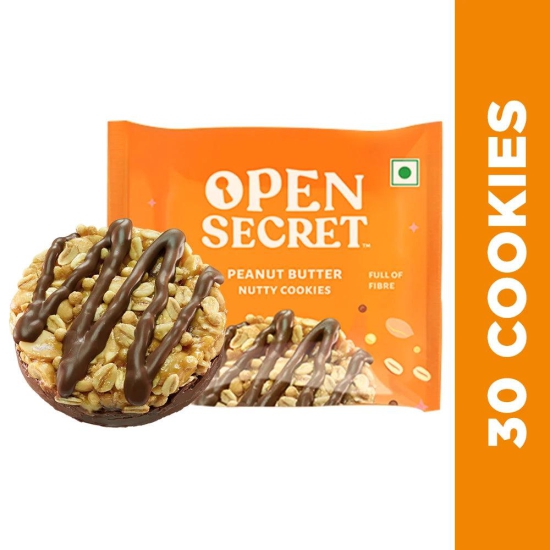 Open Secret Peanut Butter Nutty Cookies | Pack of 30