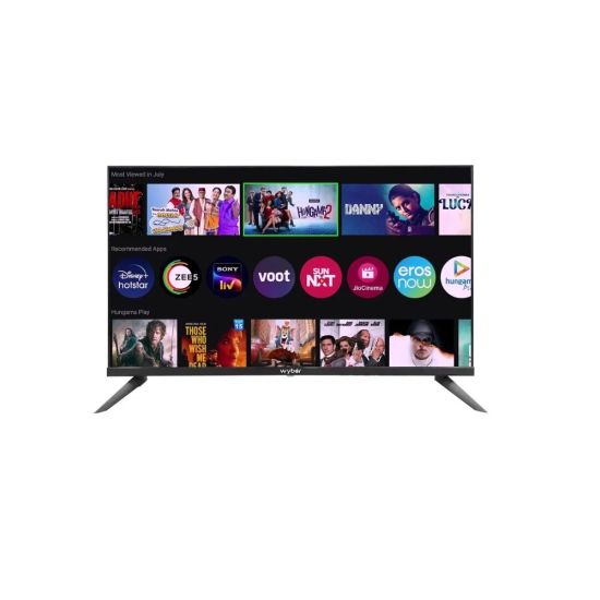 Wybor Macho PRO 80 cm 32 Inches HD Ready Smart LED TV Black 2021 Model  with Frameless Design-Wybor Macho PRO 80 cm (32 Inches) HD Ready Smart LED TV (Black) (2021 Model) | with Frameless Design