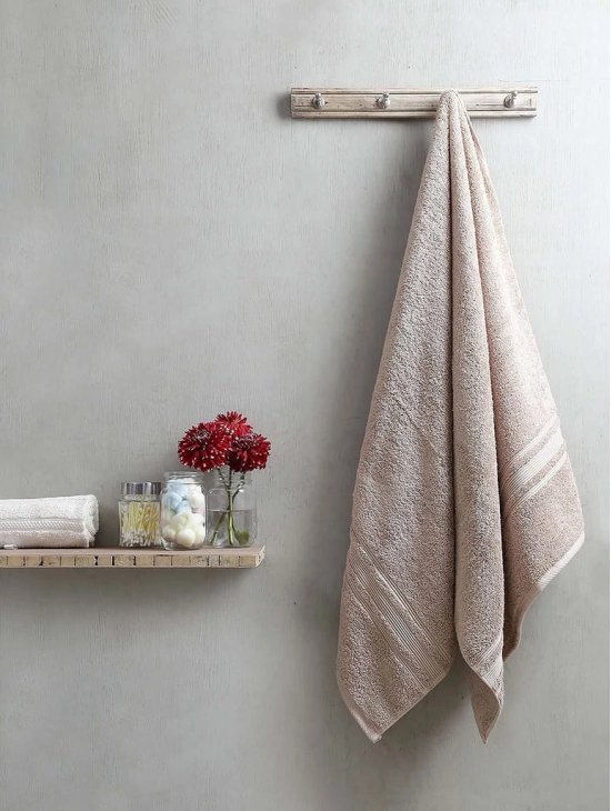 Turkish Bath 710 GSM Cotton Bath Towel - Beige