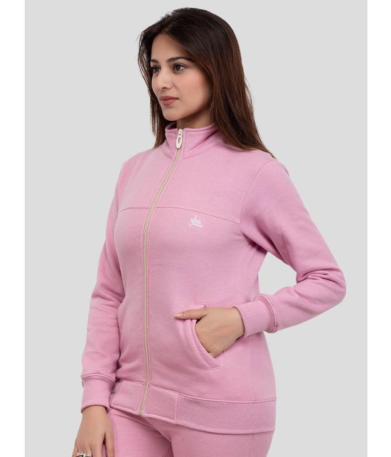 YHA Fleece Womens Zippered Sweatshirt ( Pink ) - None