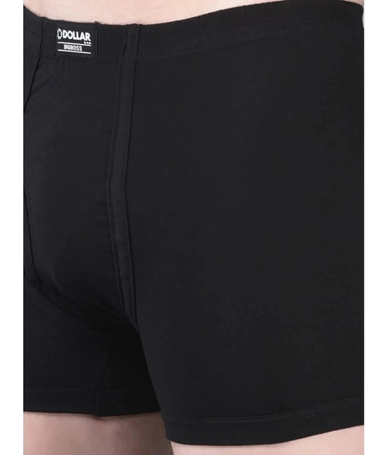 Dollar Bigboss Assorted Solid Cotton Blend Men Trunk (Pack of 2) - None