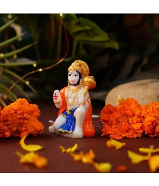 ServDharm Resin Lord Hanuman Idol ( 7 cm )