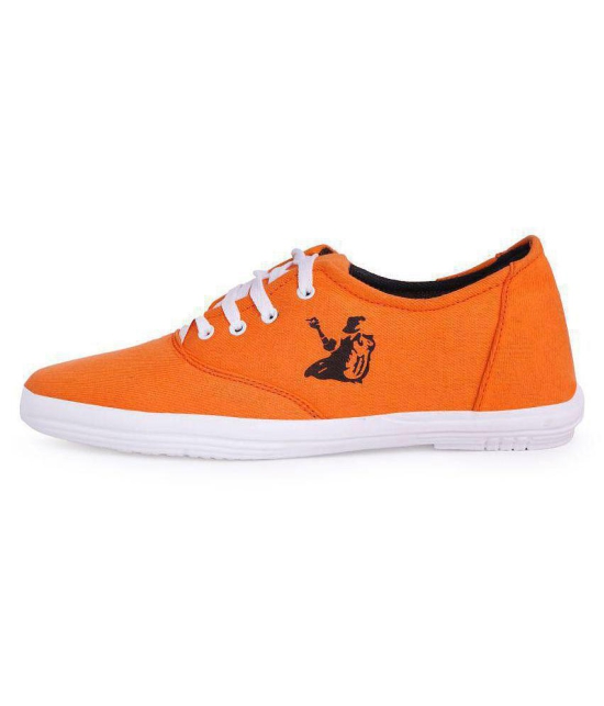 Kzaara Sneakers Orange Casual Shoes - 10