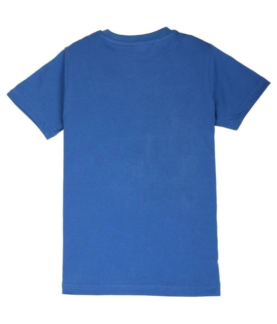 Proteens Boys Navy Blue Printed Round Neck T-Shirts Pack of 1 - None