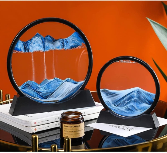 3D Relaxing Kinetic Sandscape Art Table Desk