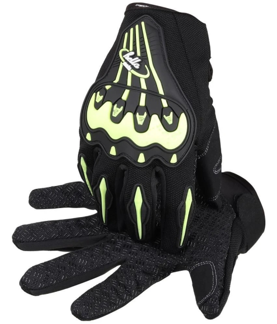 Auto Hub Full Fingers Nylon Riding Gloves ( Pair of 1 ) - Free Size