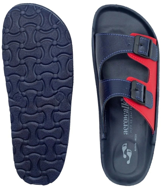 Aerowalk Multicolor Mens Slide Flip Flop - None