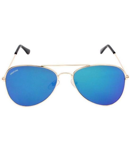 Creature - Blue Pilot Sunglasses ( SUN-145 ) - Medium