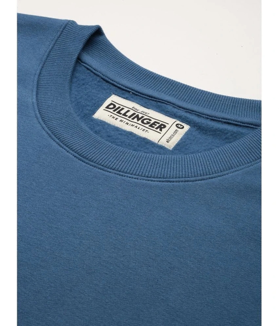 Dillinger Fleece Round Neck Mens Sweatshirt - Blue ( Pack of 1 ) - None