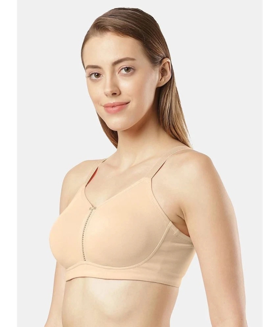 Jockey ES27 Wirefree Non Padded Super Combed Cotton Elastane Full Coverage Minimizer Bra-Light Skin - None