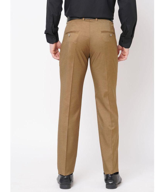 Solemio Khaki Regular Formal Trouser ( Pack of 1 ) - None