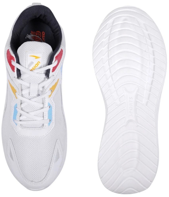 ASIAN - NEWTON-08 White Mens Sports Running Shoes - None