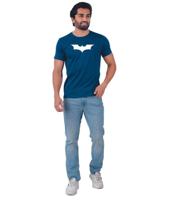 ferocious - Blue Cotton Regular Fit Men's T-Shirt ( Pack of 1 ) - None