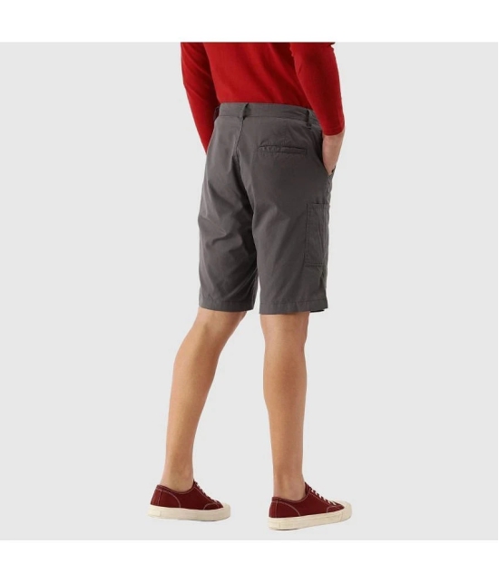 IVOC Grey Cotton Mens Chino Shorts ( Pack of 1 ) - None