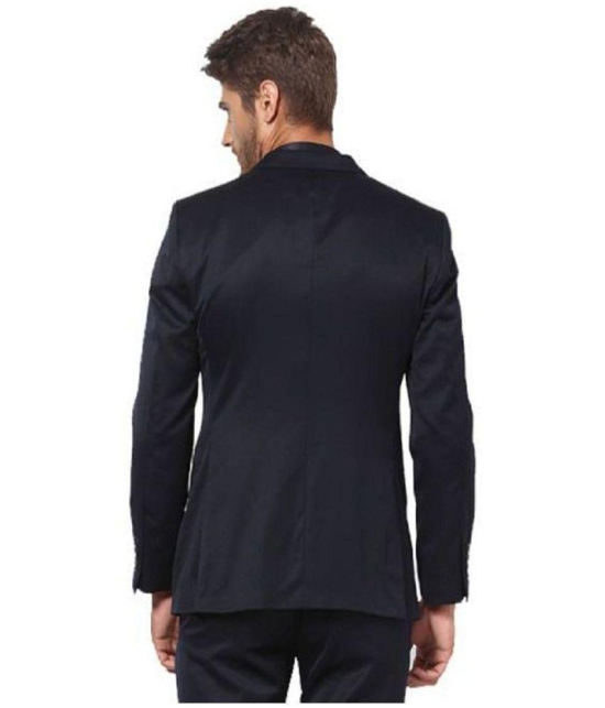 Hangup Black Solid Casual Blazers - 40