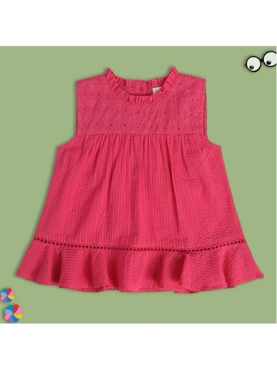 MINI KLUB Pack of 1 Girls Cotton Top ( Pink ) - None