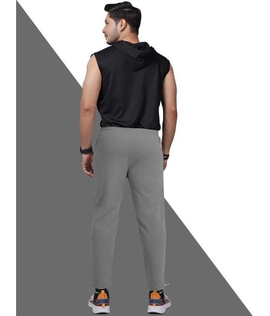 Septem Medium Grey Cotton Blend Mens Trackpants ( Pack of 1 ) - None