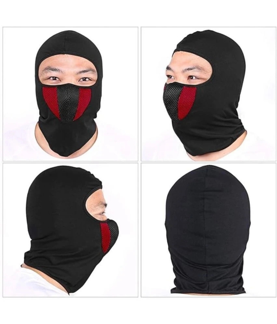 ZAYSOO Red Cotton Anti Pollution Mask ( Pack of 1 )