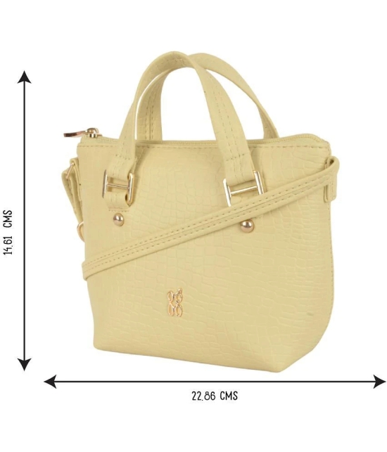 Baggit Yellow PU Tote Bag - Yellow