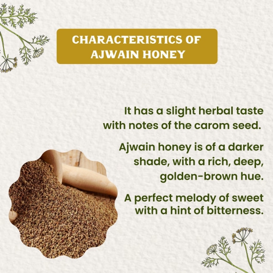 Raw Ajwain Honey-500g