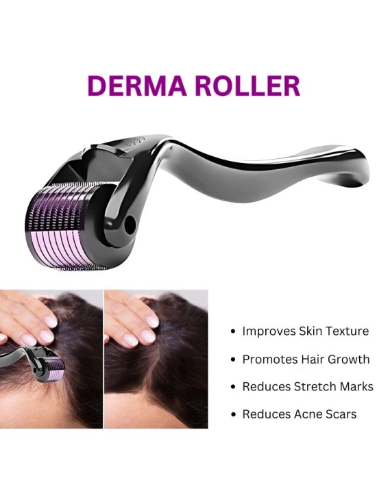 DERMA ROLLER 0.5 MM WITH 540 TITANIUM ALLOY NEEDLES FOR FACE ACNE SCARS, SKIN AGEING