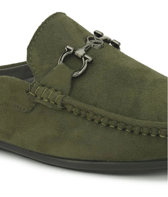 Sir Corbett Olive Mens Slip on - 9