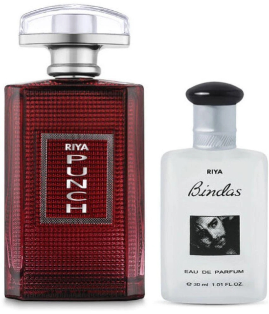 Riya Punch & Bindas Eau De Parfum (EDP) For Men 130 ( Pack of 2 )