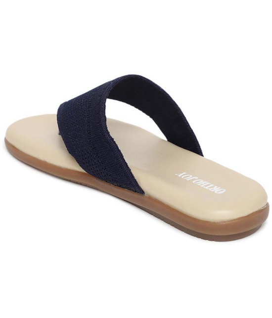 ORTHO JOY - Navy Blue Women's Flats - None